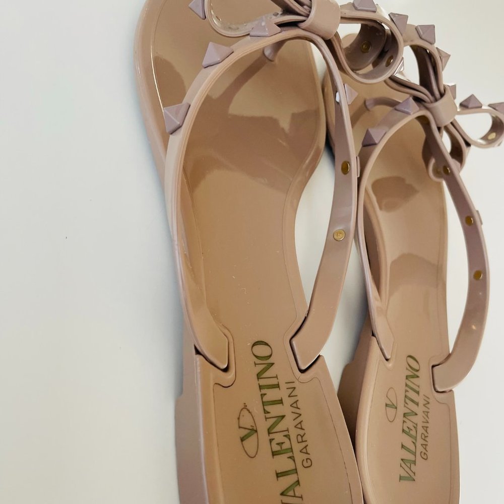 Valentino Nude Stud Jelly